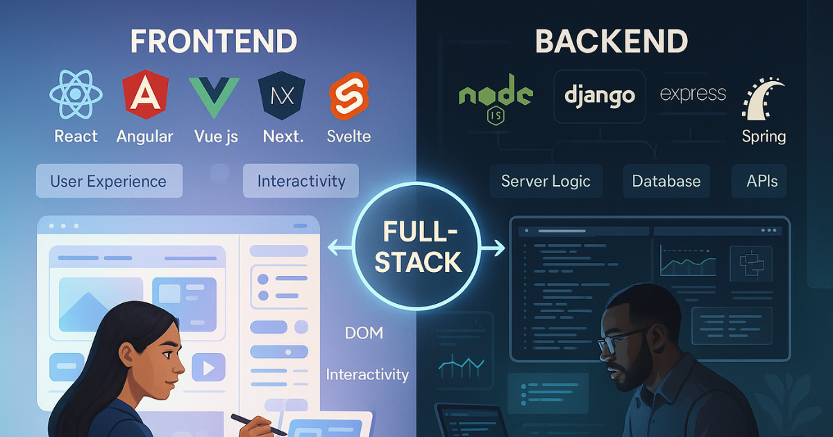 Comparing Frontend and Backend Frameworks