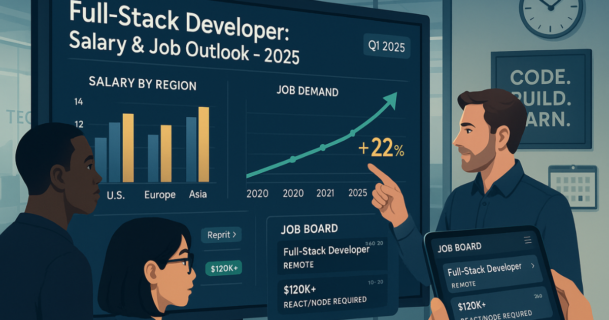Full-Stack Developer Salary & Job Outlook 2025 | Career Guide