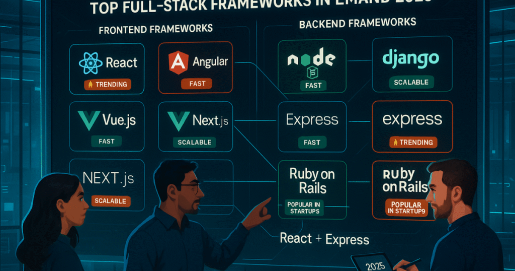 Most In-Demand Full-Stack Frameworks 2025 | Frontend & Backend