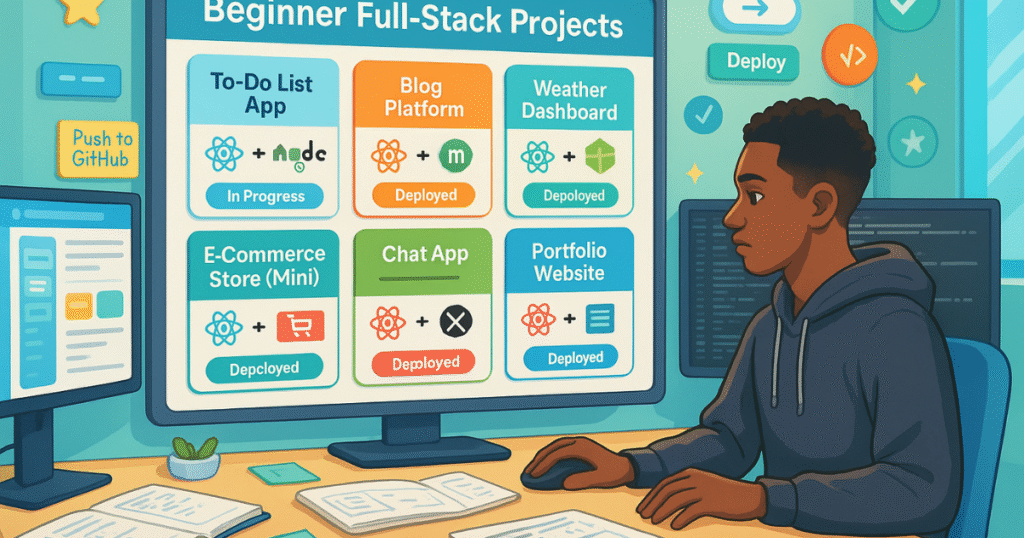 Top Full-Stack Developer Projects for Beginners | 2025 Guide
