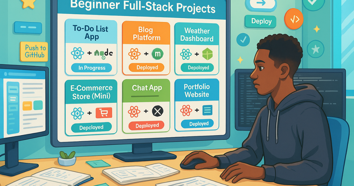 Top Full-Stack Developer Projects for Beginners | 2025 Guide